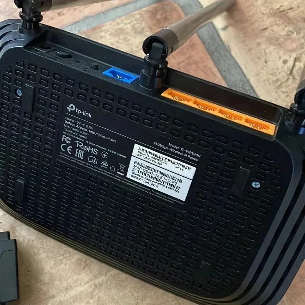 Excellent TP-Link 450Mbps Wireless Network Router WiFi Wi-Fi Multimodal Router - Picture 2 of 4